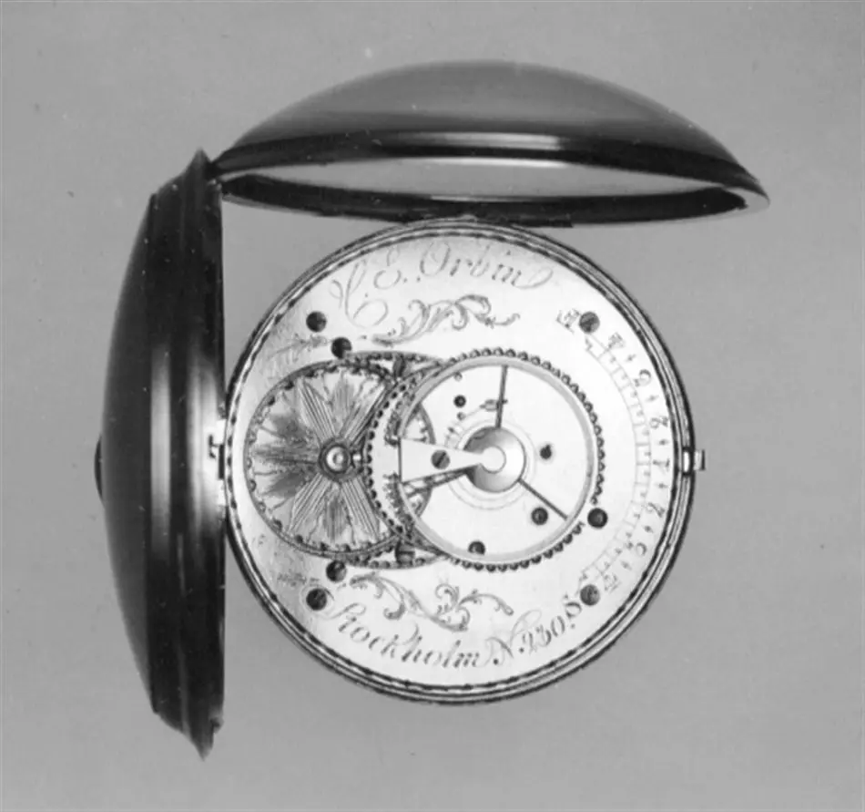 Fickur, signerat C. E. Orbin, Stockholm ca 1780.
