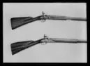 Flintlåsbössa, Johan Franz Meidinger, Stockholm ca 1750, den graverade dekoren möjligen av Johan Lorentz Weiss, Stockholm (+1754)