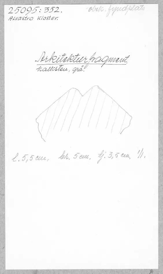 Bild på Byggnadsdetalj, Fragment