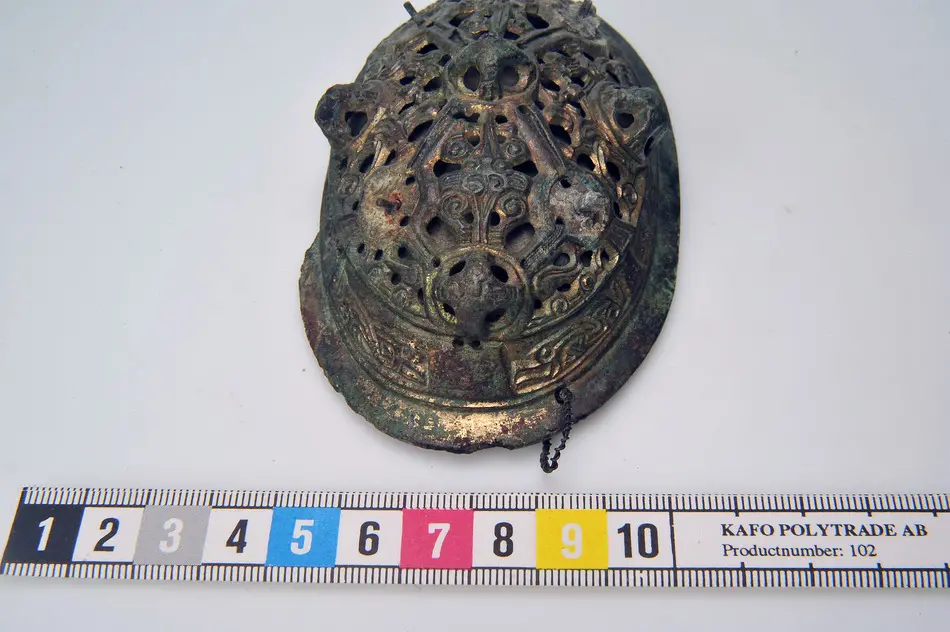 Oval spännbuckla P51