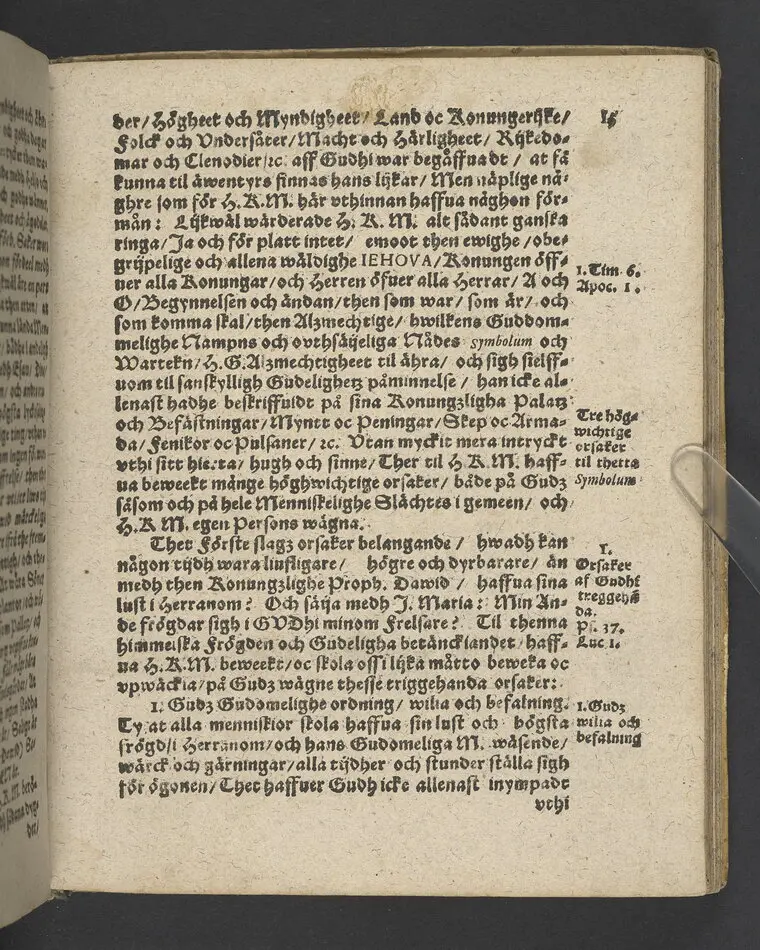 Symbolum Carolinum... Her Carls thens IX.des... symbolum, Iehova solatium meum, Gudh min tröst: Vthi then höghborne furstinnes... E. Sophies... begraffning i Strängnäs domkyrkio, then 22. Aprilis, anno 1612... Framstält vtaff M. Laurentio Paulino Gotho... Tryckt i Stockholm, af Ignatio Meurer, åhr 1613.