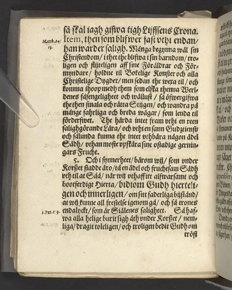 En Christeligh Lijkpredikan öfwer then ädle och högwälborne jungfru, I. Ebba Catharina Bonde, bohren frijherre Dotter till Laihela, jungfru till Bordsjö, Impseholm och Springestadh. Tå hennes salige lekamen, medh tilbörligh ehre- och lijk process bleff nedersatt i sin sahl. herrfaders graff och hwijlokammar vthi Kährbo sockne kyrcklia 27. julij, 1663. Hållen ther sammastädes aff D. Oluff Laurelio ..