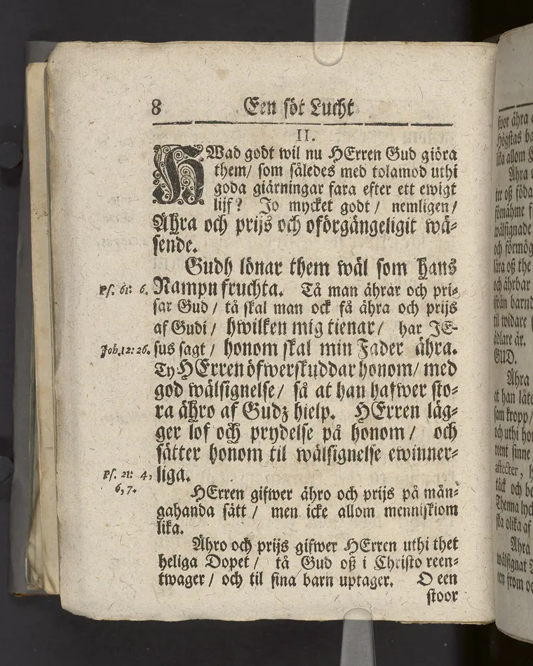 Een söt lucht af Ehrenpreisz, hwilken för thetta öfwer-inspectoren, then ädle och wälborne herren, nu hoos Gud weinnerligen salige, Herr Hans Ehrenpreus, lemnade ... tå thes dödelige deel nedsattes i griften, för altaret, uthi Arboga stadz-kyrckia, den 5. octobr. anno 1711 ... Stockholm, hos Johan H. Werner, kongl. May:tz och Upsala academiæ boktr. Åhr 1711.