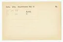 Registerkort Gertrude Hasenberg och Irma Saxl