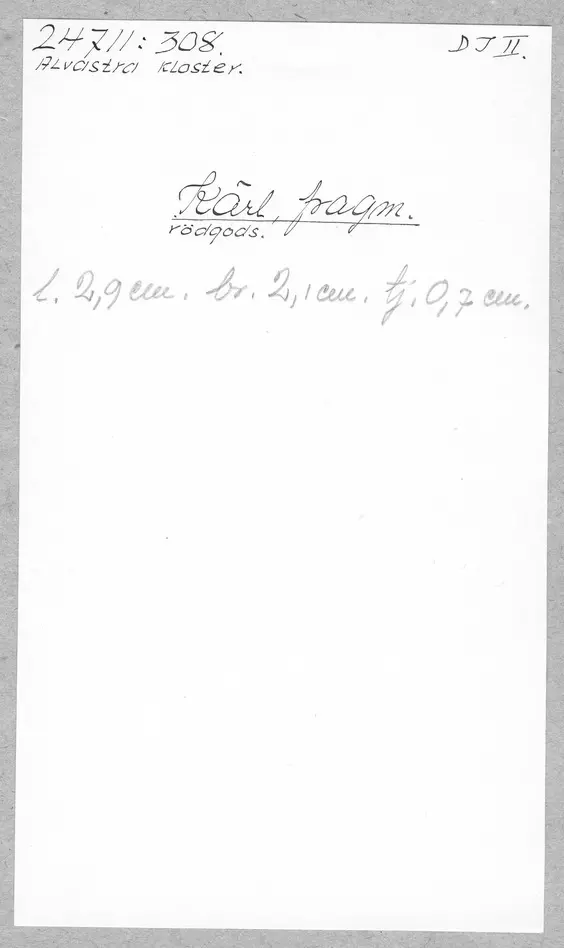 Bild på Kärl, Fragment