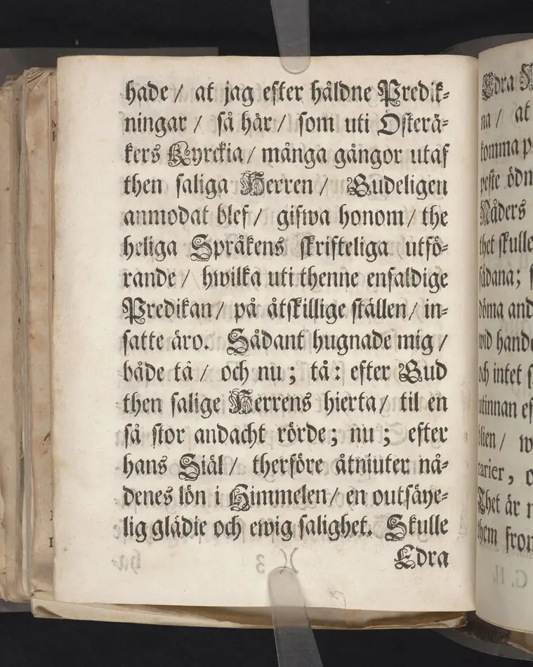 Asylum christianorum, eller The christnas tilflycht, betrachtat uti en enfaldig och gudelig lijk-predikan, i anledning af psalmen Davids 27. v. 5. öfwer hans kongl. may:tz wår allernådigste konungs tro-tienare ... nu hos Gud ewinnerligen salige, hr. Edvard Ehrensteen ... uti många höga personers, samt en ansenlig församlings närwaro, hållen i Öster Åkers kyrckia, den 29 jan. 1712. Af Gustaf Hallman ... Stockholm, hos Joh. Henr. Werner, kongl. may:tz och Upsala acad. boktr. 1713.