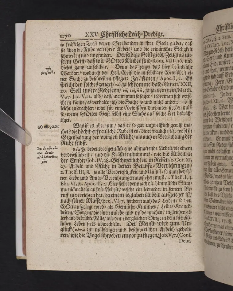 Frommer und getreuer Knechte Gottes seliger Todt/ sanffte Rast und herrlicher Lohn/ Bey Christlicher Leich-Bestatung Herr Johann Georg  Nicolai, weitberühmten Jcti, und Churfl. durchl. zu Sachsen ältesten Ober-consistorial- wie auch zu den Jülich- und Clevischen Successions-Sachen wohlbestellten Raths/ sel. am 25. Septemb. 1690. In der Kirchen zu St. Sophien aus Apoc. XIV, 13. erkläret.