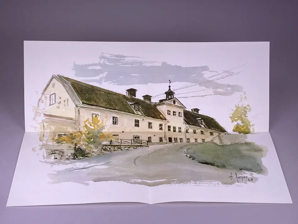 Bild på Julkort Tumba Bruk