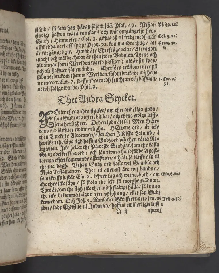 Then XXI lijkpredikningen/ hållin uthi S.Niclas i Stockholm/ öffuer Gudhfruchtige och vällärde Man/ H. Peder Månson/ K. Mtz. etc. hoffpredikant/ när hans s. lekamen ther begroffs/ then 18. Jun. 1624.