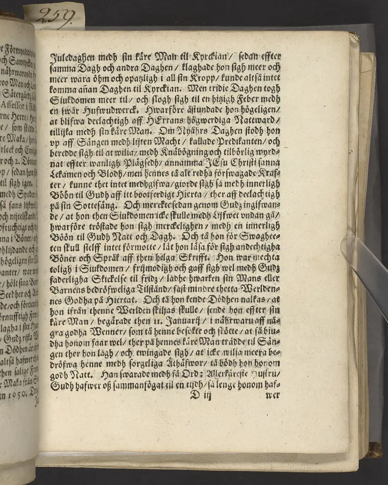 Lijkpredikan, öfwer then ädle och welborne frwen, Frw Maria Eleonora Soop, frw til Lais, Ekeby och Linde ... vthi Käreboos socknekyrckia, then 13. Septemb. åhr 1652. Hållen ther sammastädes aff Olavo Laurelio ... Tryckt vthi Wästeråås aff Euchario Lauringer, anno mDCLII.