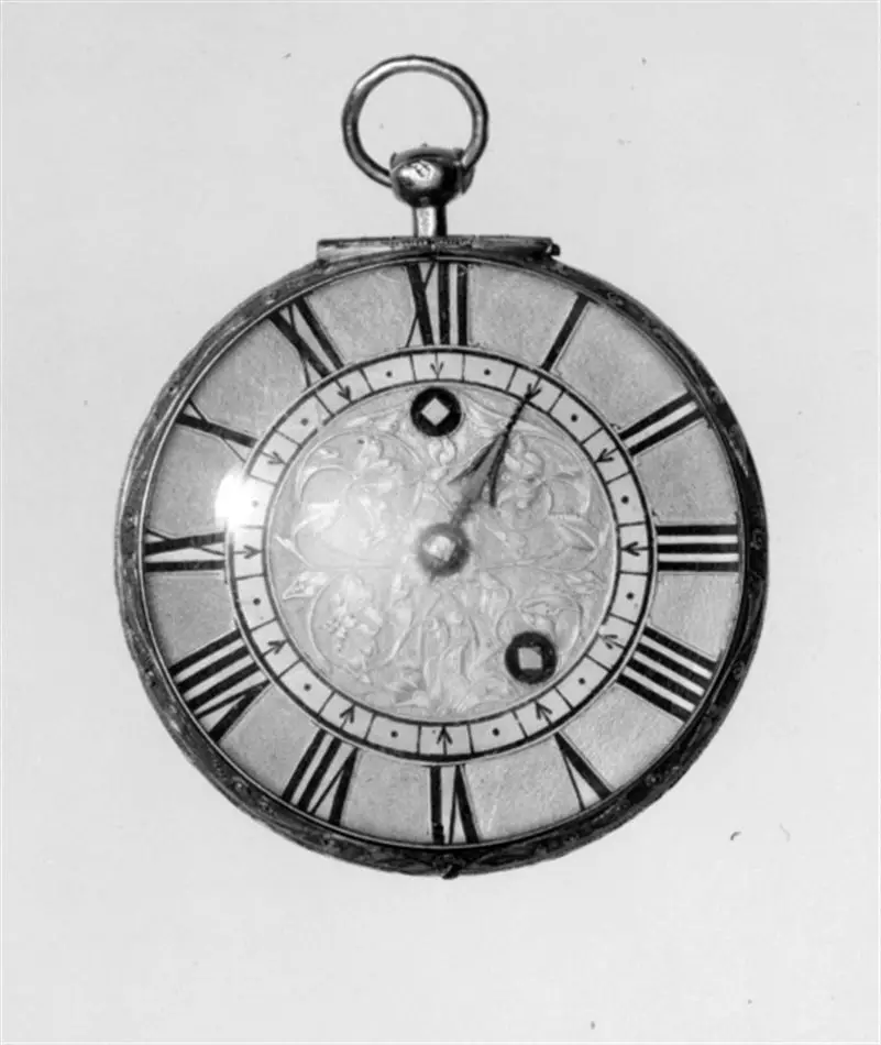 Urverk, signerat Thomas Tompion, London, ca 1680.