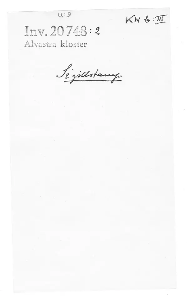 Bild på Sigillstamp