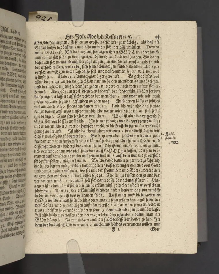 Likpredikan över Johan Adolf Kellner.