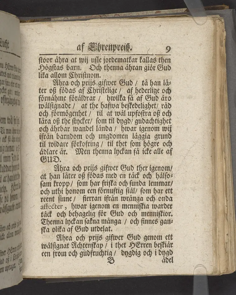 Een söt lucht af Ehrenpreisz, hwilken för thetta öfwer-inspectoren, then ädle och wälborne herren, nu hoos Gud weinnerligen salige, Herr Hans Ehrenpreus, lemnade ... tå thes dödelige deel nedsattes i griften, för altaret, uthi Arboga stadz-kyrckia, den 5. octobr. anno 1711 ... Stockholm, hos Johan H. Werner, kongl. May:tz och Upsala academiæ boktr. Åhr 1711.