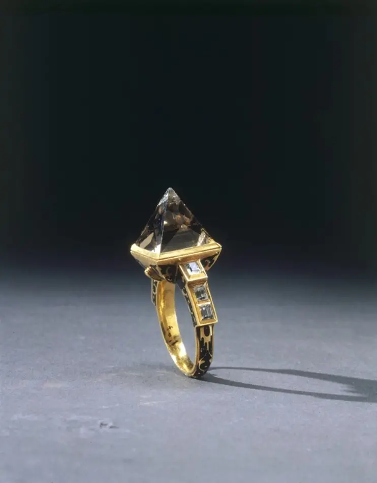 Karl IX:s kröningsring, etui nr 1168.