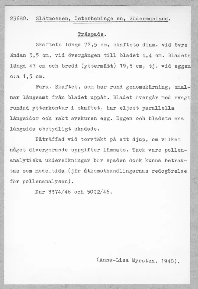 Bild på Spade