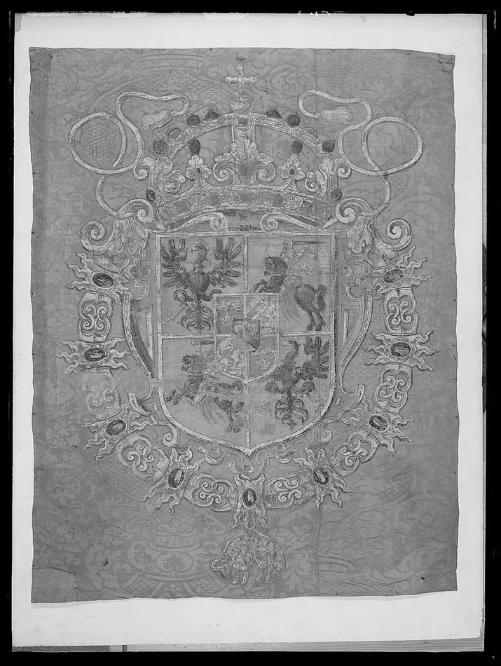 Trumpetfana från Vasa-hovet i Polen.