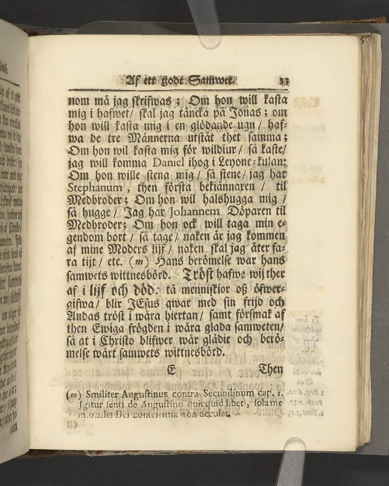Gloriatio christiana, det är, en christelig berömelse af ett godt samwet. Hwilken den helige apostelen hafwer föreskrifwit; fordom kongl. may:ts tro-tienare ock Norkiöpings stads politie-borgmästare ... Carl Johansson altid älskat; och wid des jorde-färd uti en folckrijk församling den 23 febr. år 1708. allom christnom til efterdöme lemnat Petrus Asp ... Stockholm, tryckt, uti kongl. boktryckerie hos Joh. H. Werner, 1709.