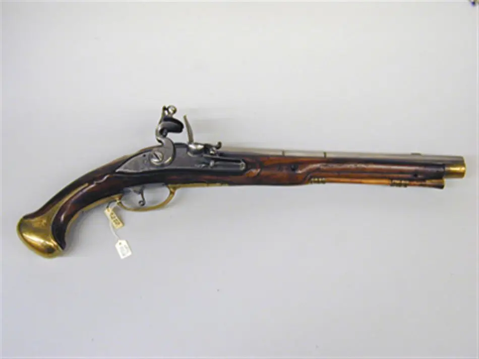 Flintlåspistol, avkortad(?), Jönköping, 1700-talets början