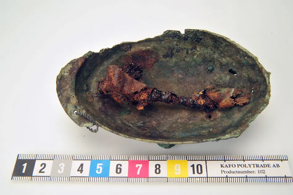 Oval spännbuckla P51