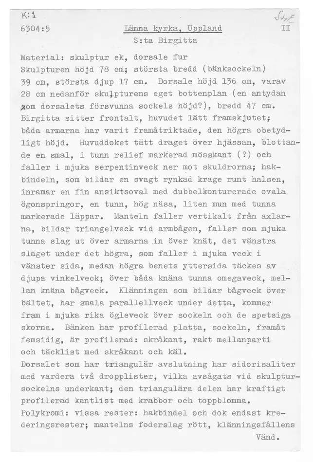 skulptur, Birgitta