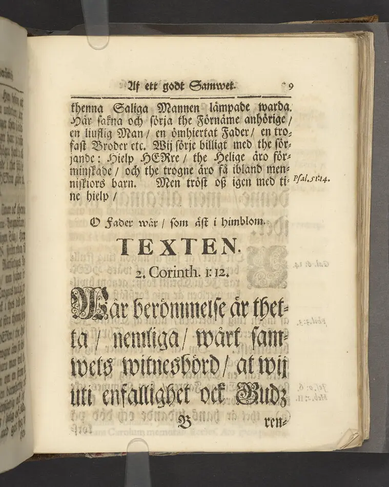 Gloriatio christiana, det är, en christelig berömelse af ett godt samwet. Hwilken den helige apostelen hafwer föreskrifwit; fordom kongl. may:ts tro-tienare ock Norkiöpings stads politie-borgmästare ... Carl Johansson altid älskat; och wid des jorde-färd uti en folckrijk församling den 23 febr. år 1708. allom christnom til efterdöme lemnat Petrus Asp ... Stockholm, tryckt, uti kongl. boktryckerie hos Joh. H. Werner, 1709.