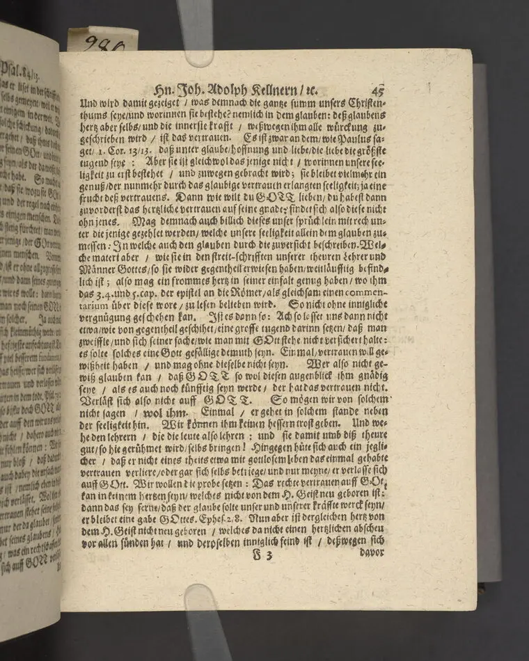 Likpredikan över Johan Adolf Kellner.