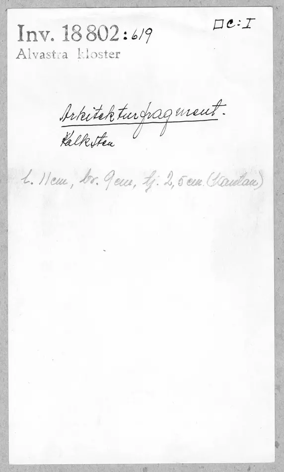 Bild på Byggnadsdetalj, Fragment
