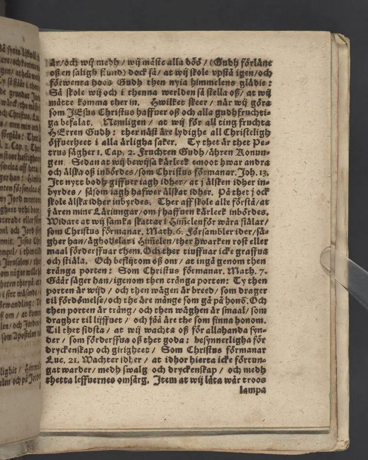 Then IX. lijkpredikningen, hållin i Sorunda soknekyrkia, vthi ... f. Görwäls til Fållenääs, s. h. Göstaff Biörsons effterlefwande änckias begraffning, then 1. julij, anno 1619.