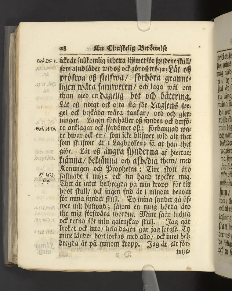 Gloriatio christiana, det är, en christelig berömelse af ett godt samwet. Hwilken den helige apostelen hafwer föreskrifwit; fordom kongl. may:ts tro-tienare ock Norkiöpings stads politie-borgmästare ... Carl Johansson altid älskat; och wid des jorde-färd uti en folckrijk församling den 23 febr. år 1708. allom christnom til efterdöme lemnat Petrus Asp ... Stockholm, tryckt, uti kongl. boktryckerie hos Joh. H. Werner, 1709.