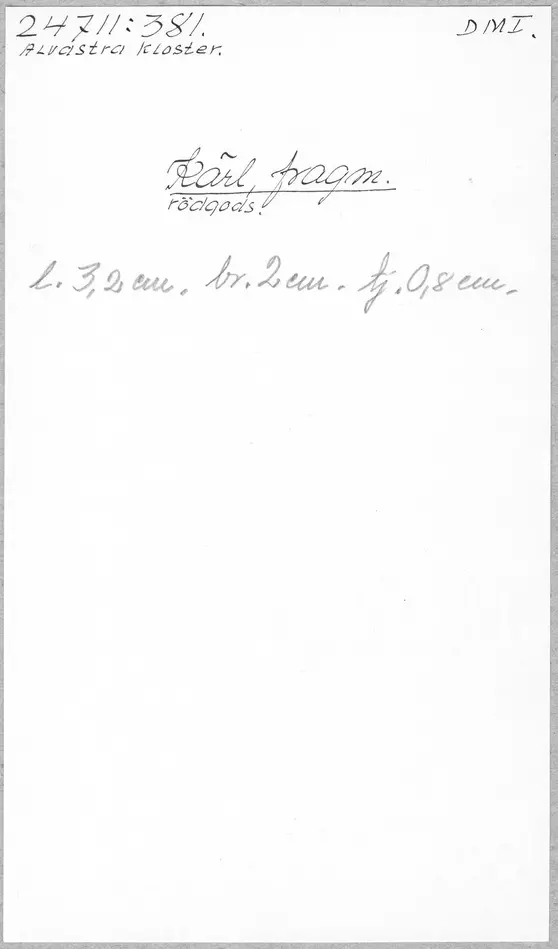 Bild på Kärl, Fragment