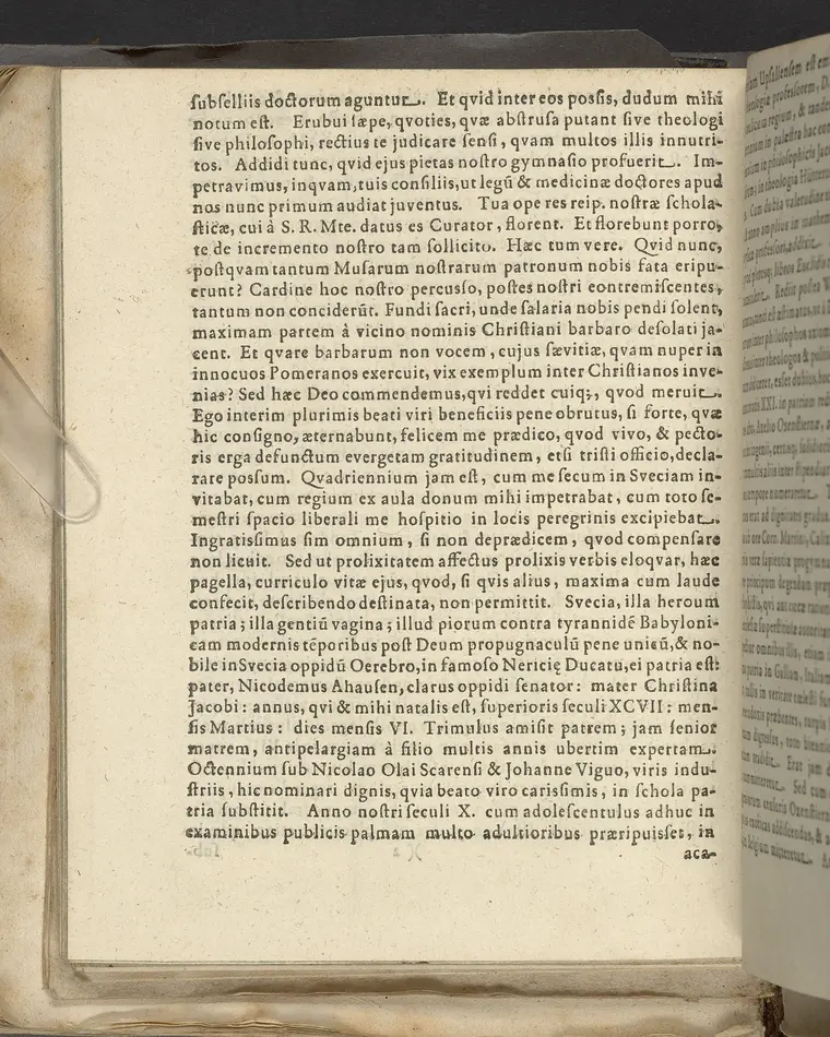 Generosus et magnificus Dn. Johan-Nicodemi Lillienstrohm, Sæ. R. Mtis. et regni Sveciæ secretarius status ... dominus in Eka, Boo et Eichsen ... prid. non. nov. ejusdem anni solemniter efferendvs, aviternæ memoriæ commendatus ... invitatur a Joh. Micrælio, D. Stetini, typis Georgii Goetschii, reg. pæd. typogr.