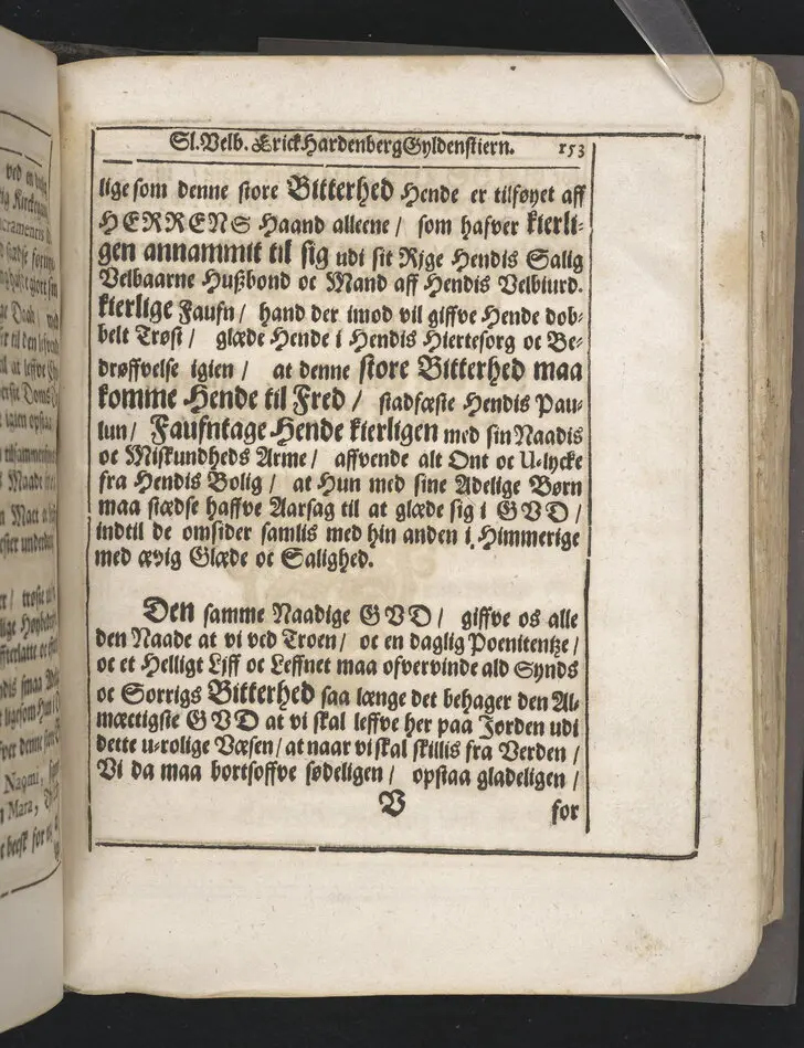Guds börns stora bitterhed i denne jordiske fred... Da den erlig oc velbiurdig mand, Erick Hardenberg Gyldenstiern. Herre til Svanholm oc Karssholm... udi vor Frue Kircke udi Ydsted bleff bestädiget den 23 Januarij anno 1666. Oc forklaret aff Hans Hanssøn Resener... Tryckt i Malmø, aff Vitus Haberegger, aar 1667.