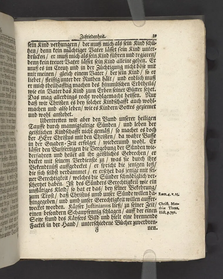 Die christruhmlichste Zufriedenheit, bey hoch-adelicher Beerdigung, an der ... Fr. Catharina Ebelings, des ... Hrn. Johann Albert Huswedels ... Fr. Wittwen, welche im Jahr 1693 ... den 26 Septembr ... in der Soldenauischen Kirchen, zu ihrer Ruhe-Stätte gebracht worden ... Fürgestellet von M. Aegidio Strauchen ... Stockholm, gedruckt bey Johan Billingsley.