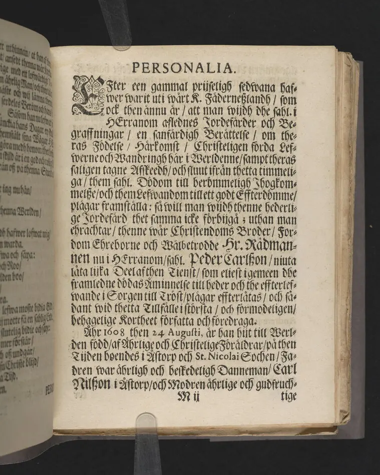 Senii gravamen, solamen & conamen, eller ålderdomens brist, tröst och plicht, i en christelig lijk-predikan ... vthi Nyköpingz stora kyrkio på palm-söndagen, anno 1690. Tå ... handelsmannens och rådmannens i Nyköping, Herr Petter Carlszons, jordiska hydda ... förlåten blef ... förklarat af Magno J. Melandro ... Stockholm, tryckt hoos Joh. Georg Eberdt.