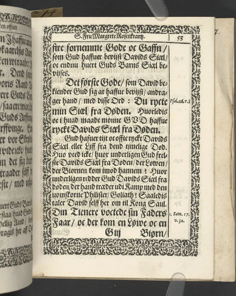Likpredikan över Margrete Rosenkrantz