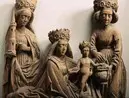 skulptur, Madonna med kvinnliga helgon