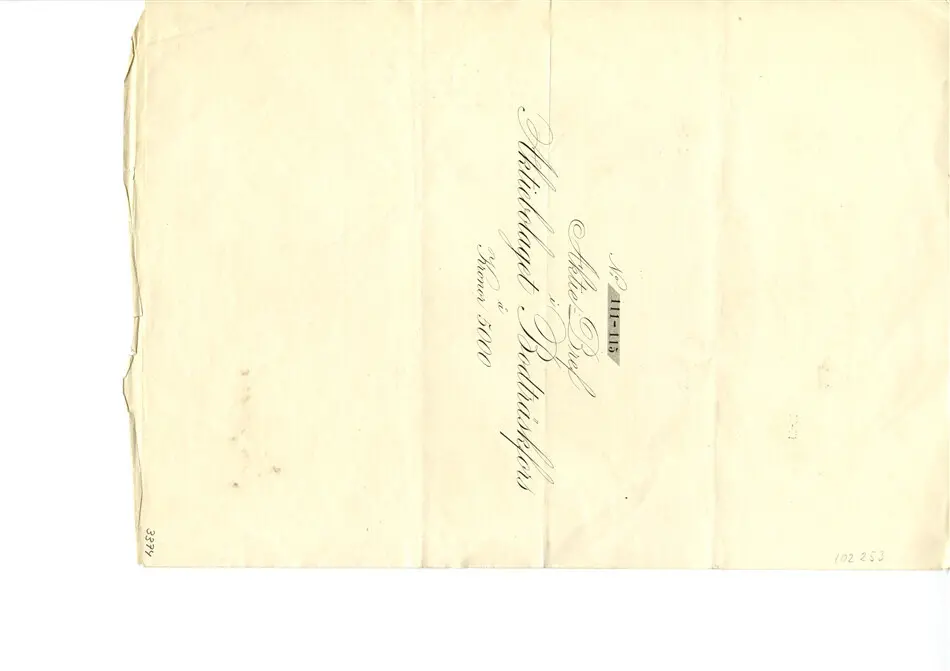 AKTIE-BREF No 111-115 Kr 5000 AKTIEBOLAGET BODTRÄSKFORS