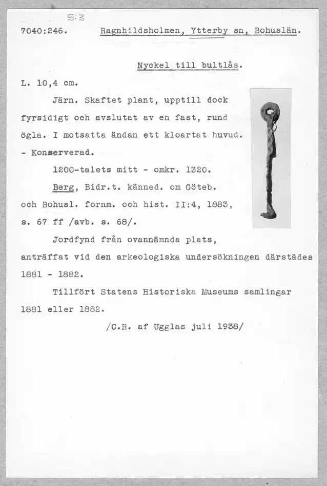 Bultlåsnyckel