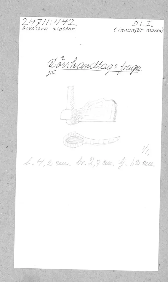 Bild på Dörrhandtag, Handtag