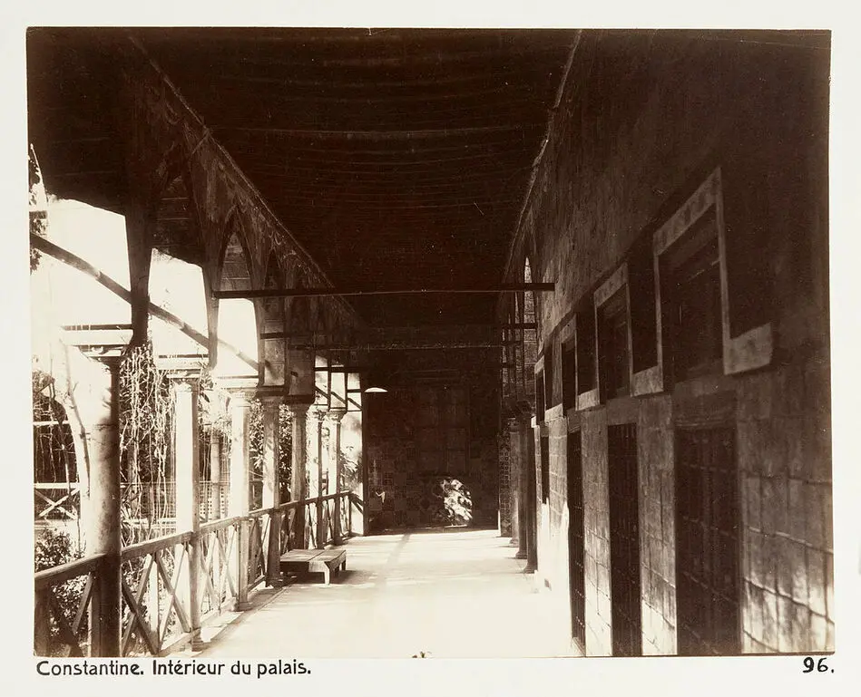 Bild på Fotografi. Constantine. Intérieur du palais.