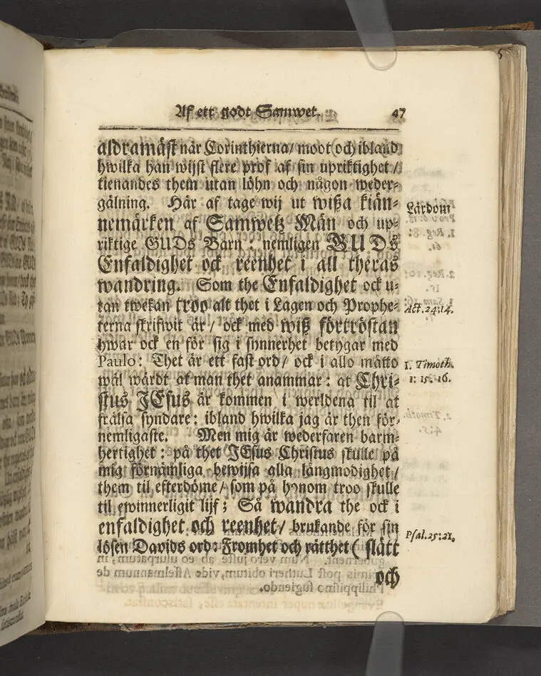 Gloriatio christiana, det är, en christelig berömelse af ett godt samwet. Hwilken den helige apostelen hafwer föreskrifwit; fordom kongl. may:ts tro-tienare ock Norkiöpings stads politie-borgmästare ... Carl Johansson altid älskat; och wid des jorde-färd uti en folckrijk församling den 23 febr. år 1708. allom christnom til efterdöme lemnat Petrus Asp ... Stockholm, tryckt, uti kongl. boktryckerie hos Joh. H. Werner, 1709.