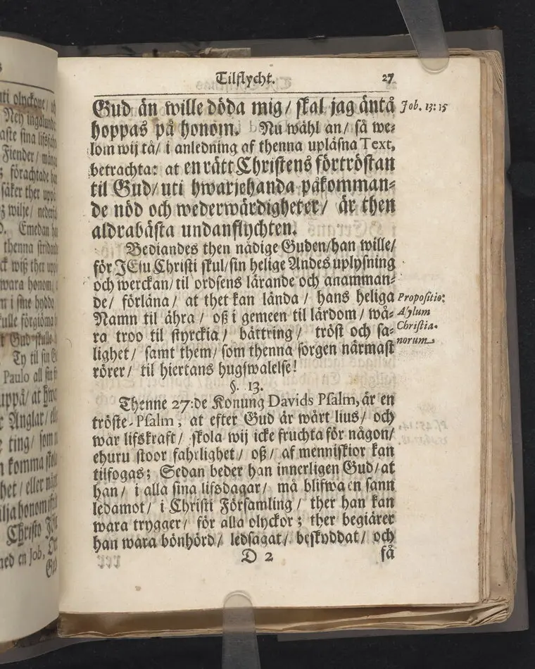 Asylum christianorum, eller The christnas tilflycht, betrachtat uti en enfaldig och gudelig lijk-predikan, i anledning af psalmen Davids 27. v. 5. öfwer hans kongl. may:tz wår allernådigste konungs tro-tienare ... nu hos Gud ewinnerligen salige, hr. Edvard Ehrensteen ... uti många höga personers, samt en ansenlig församlings närwaro, hållen i Öster Åkers kyrckia, den 29 jan. 1712. Af Gustaf Hallman ... Stockholm, hos Joh. Henr. Werner, kongl. may:tz och Upsala acad. boktr. 1713.