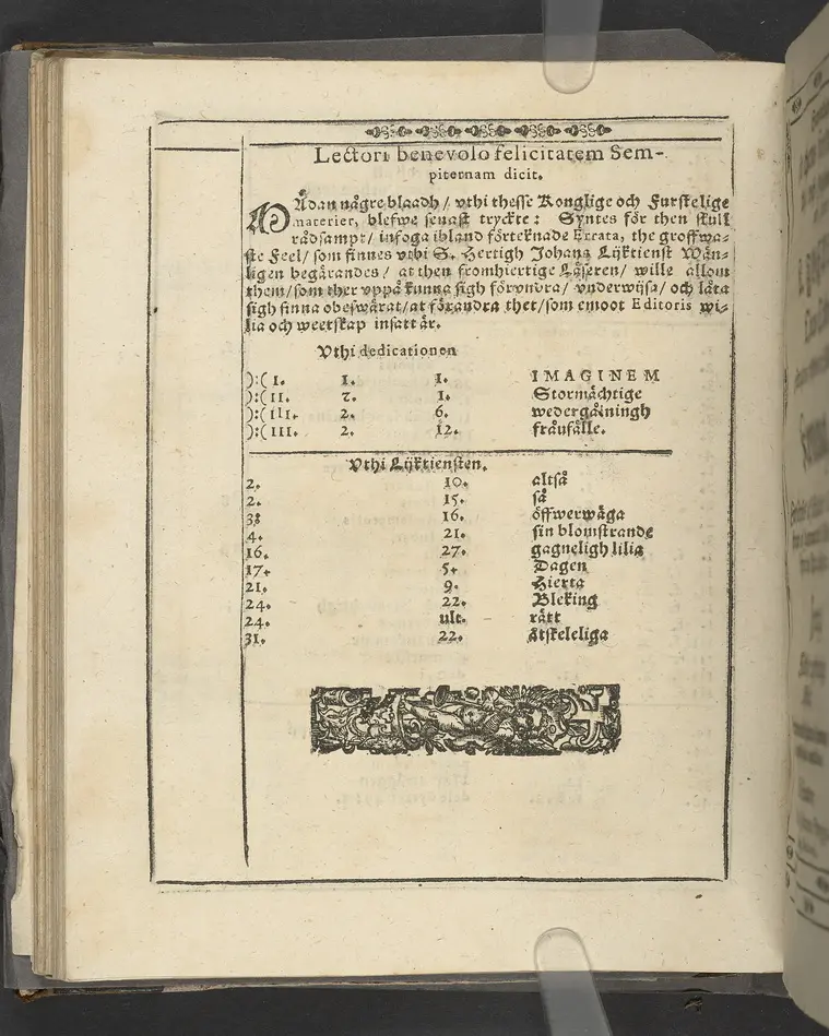 Agon regius, konglige Majesteetz till Swerige etc. H. Johans III... dödzkamp... Anteknat förste gången... på latiniskt språk... Dn. Jona Petri Nericio... Men nu... besmyckiat... medh Threnodia dramatica och... Drotningz Gunilæ epithaphijs... ich en... oration om... konungens... leffwerne... authore, Sylvestro Johan. Phrygio... Holmiæ A.C. 1620.