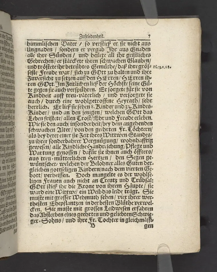 Die christruhmlichste Zufriedenheit, bey hoch-adelicher Beerdigung, an der ... Fr. Catharina Ebelings, des ... Hrn. Johann Albert Huswedels ... Fr. Wittwen, welche im Jahr 1693 ... den 26 Septembr ... in der Soldenauischen Kirchen, zu ihrer Ruhe-Stätte gebracht worden ... Fürgestellet von M. Aegidio Strauchen ... Stockholm, gedruckt bey Johan Billingsley.