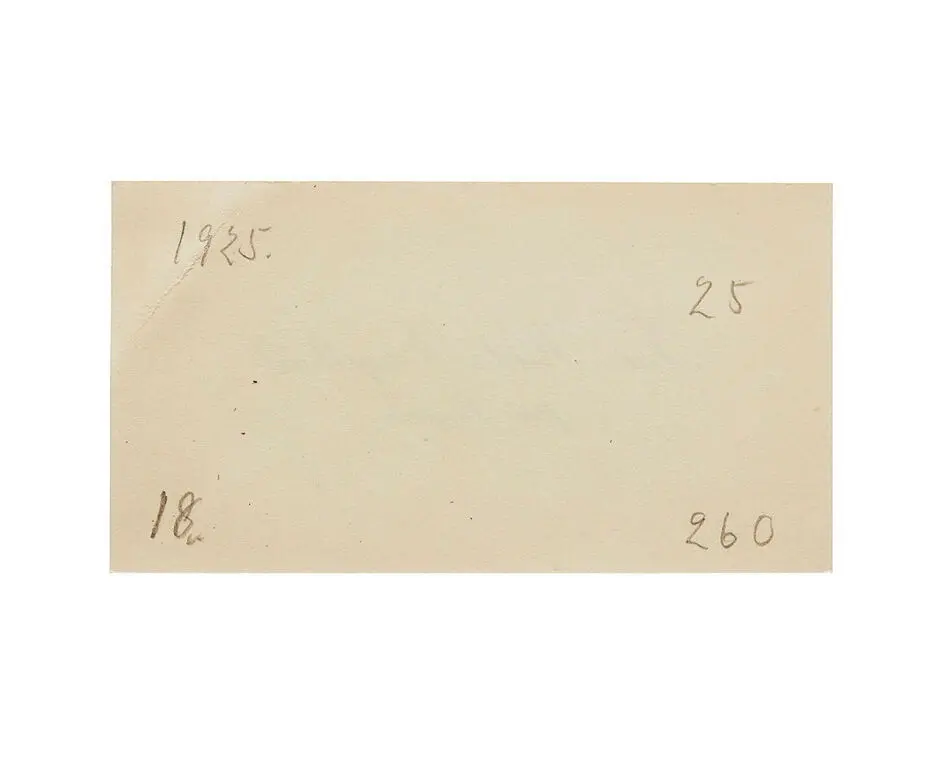 Visitkort från Fru Hilda Engelhart, f. Bergman.