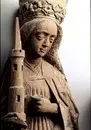 skulptur, Madonna med kvinnliga helgon