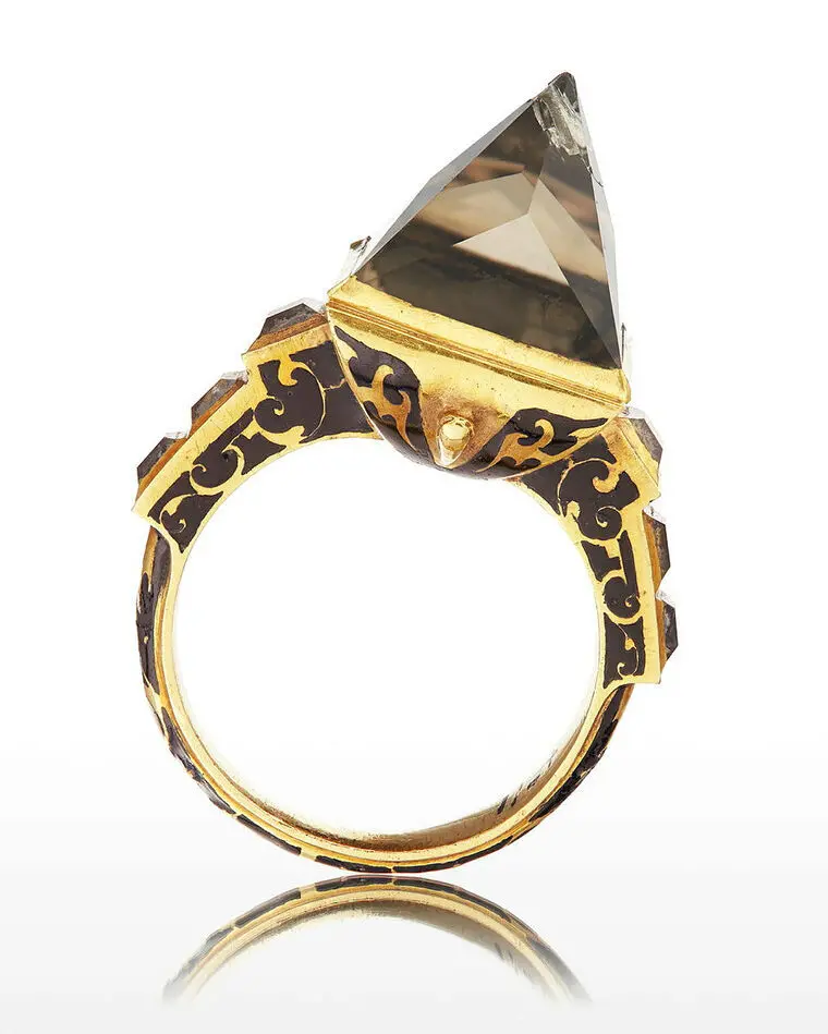 Karl IX:s kröningsring, etui nr 1168.