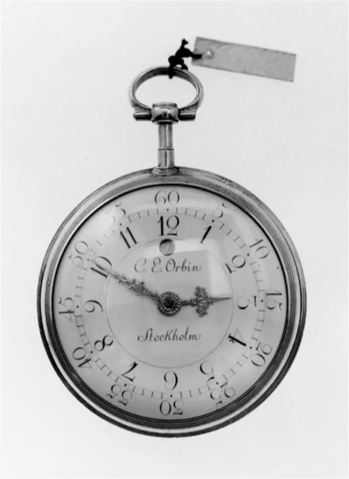 Fickur, signerat C. E. Orbin, Stockholm ca 1780.