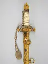Stickert för amiral i kejserliga tyska marinen, 1900-talets början. Samhörande nr 5452-5453.
